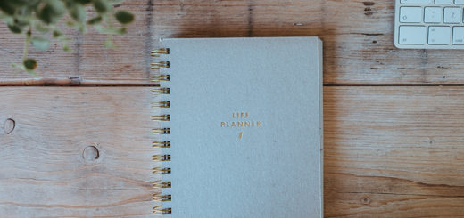Image of notebook that says Life Planner on it